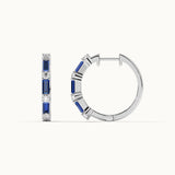 Single Row Station Diamond Hoops