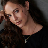 Medium Pear Hoops