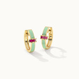 Candy Cera Mini Hoops, 14K Gold Vermeil-3