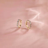 Floral Small Hoops