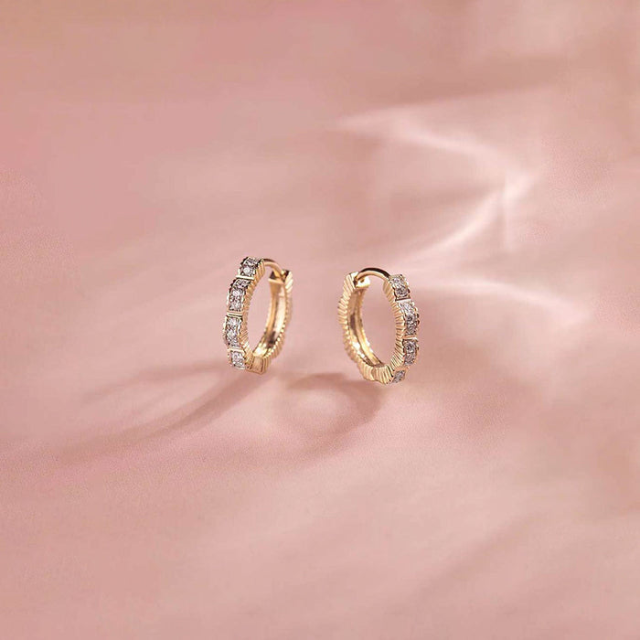 Floral Small Hoops