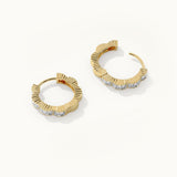 Floral Small Hoops
