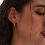 Floral Small Hoops