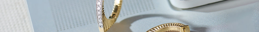 V-Shaped Medium Hoops