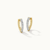 V-Shaped Medium Hoops