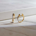 Entwine Diamond Hoops, 14K Gold Vermeil, 1/5 ct Lab Grown Diamond-6