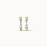 Entwine Diamond Hoops, 14K Gold Vermeil, 1/5 ct Lab Grown Diamond-7