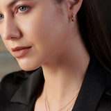 Criss Cross Diamond Hoops