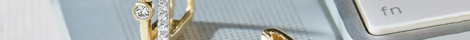 Duo Rectangle Diamond Hoops