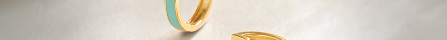 Candy Cera Mini Hoops, 14K Gold Vermeil-1