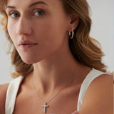 Round Graduated Solitaire Earrings