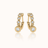 Luster Diamond Hoops