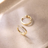 Dual Radiance Diamond Hoops