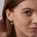 Beaded Diamond Drop Earrings, 14K Gold Vermeil, 5/8 ct Lab Grown Diamond-5