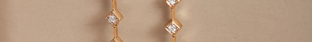 Kite Diamond Drop Earrings