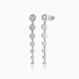 Journey Diamond Drop Earrings