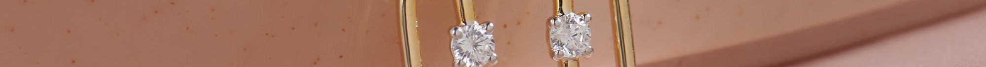 Chic Drop Solitaire Earrings