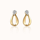 Gilt Diamond Earrings