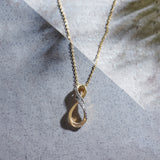 Vertical Infinity Diamond Necklace
