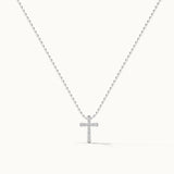 Small Cross Diamond Necklace