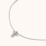Small Cross Diamond Necklace