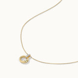 Twisted Loop Diamond Necklace