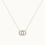 Interlocked Diamond Necklace
