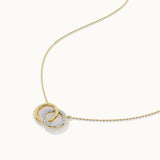 Interlocked Diamond Necklace
