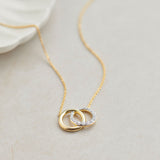 Interlocked Diamond Necklace