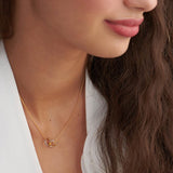Interlocked Circle Diamond Necklace