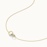 Interlocked Circle Diamond Necklace