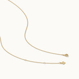 Twisted Interlocked Diamond Necklace