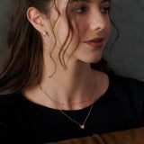 Rope Heart Diamond Necklace