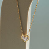 Rope Heart Diamond Necklace