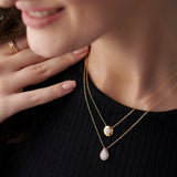 Pear Cluster Diamond Necklace