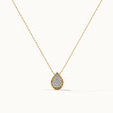 Pear Cluster Diamond Necklace