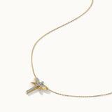 Dragonfly Diamond Necklace, 14K Gold Vermeil, 1/6 ct Lab Grown Diamond-6