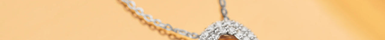 Double Row Heart Diamond Necklace