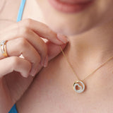 Infinity Diamond Heart Necklace