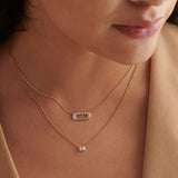 Bubbles Paperclip Necklace