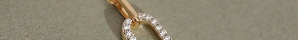 Pave Diamond Paperclip Necklace