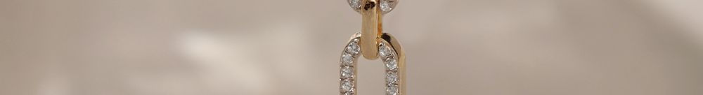 Interlinked Paperclip Diamond Necklace