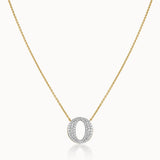 Pave Diamond Dome Necklace