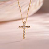 Divine Diamond Cross Necklace