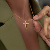 Divine Diamond Cross Necklace