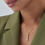 Ever Stylish Solitaire Necklace, 14K Gold Vermeil, 1/3 ct Lab Grown Diamond-4