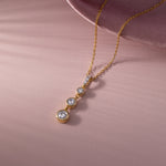 Ever Stylish Solitaire Necklace, 14K Gold Vermeil, 1/3 ct Lab Grown Diamond-3