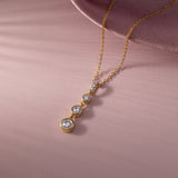 Ever Stylish Solitaire Necklace, 14K Gold Vermeil, 1/3 ct Lab Grown Diamond-3
