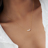 Moonlit Solitaire Necklace