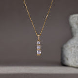 Tri - Star Diamond Pendant